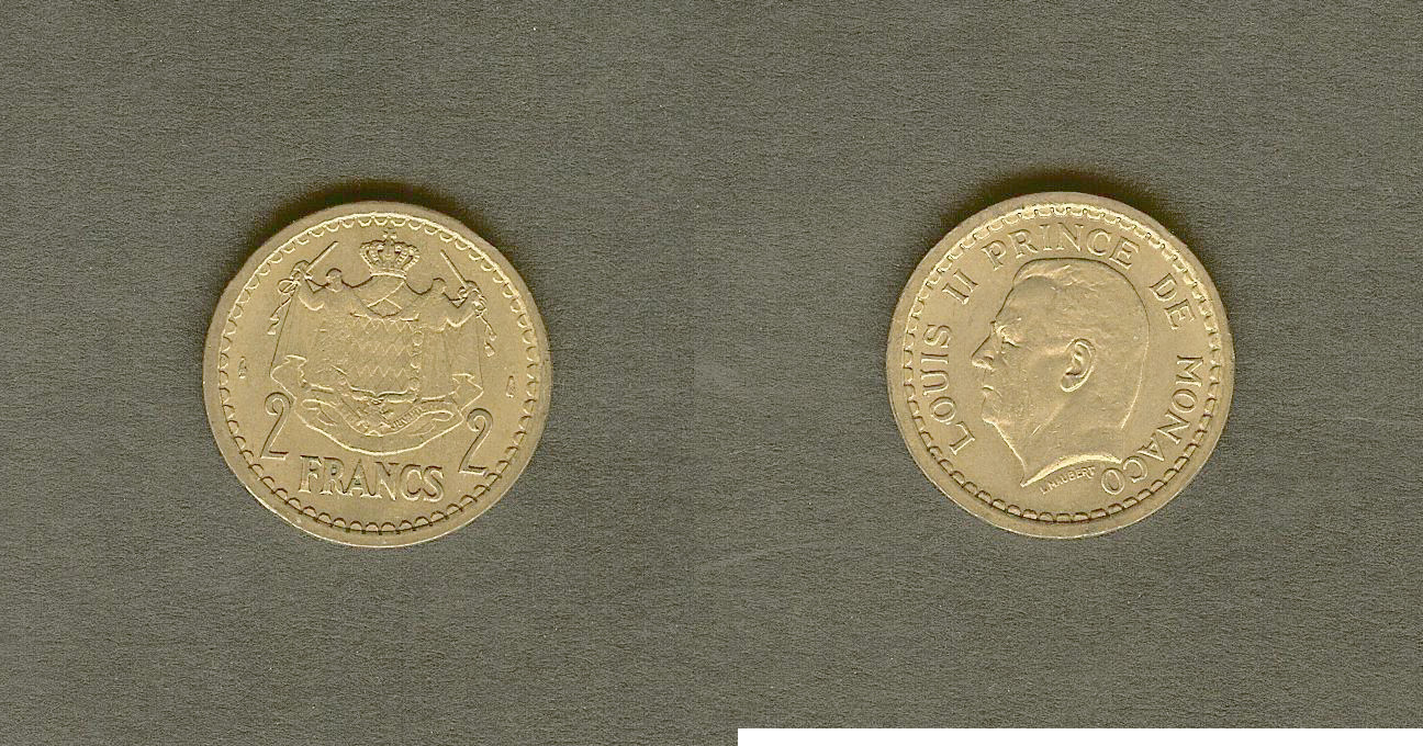 Monaco 2 francs 1945 Unc